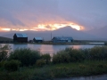 BARN LAKE SUNSET