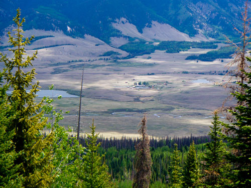 birds eye view sowards creede